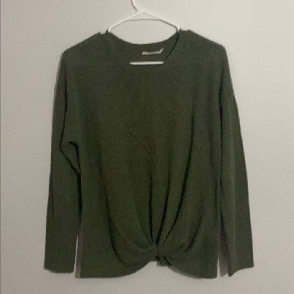 Army Green light sweater